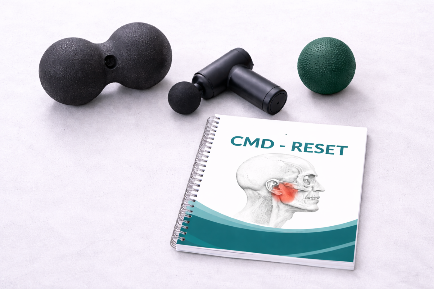CMD Reset Paket – Selbstbehandlung bei Kiefer- und Nackenbeschwerden